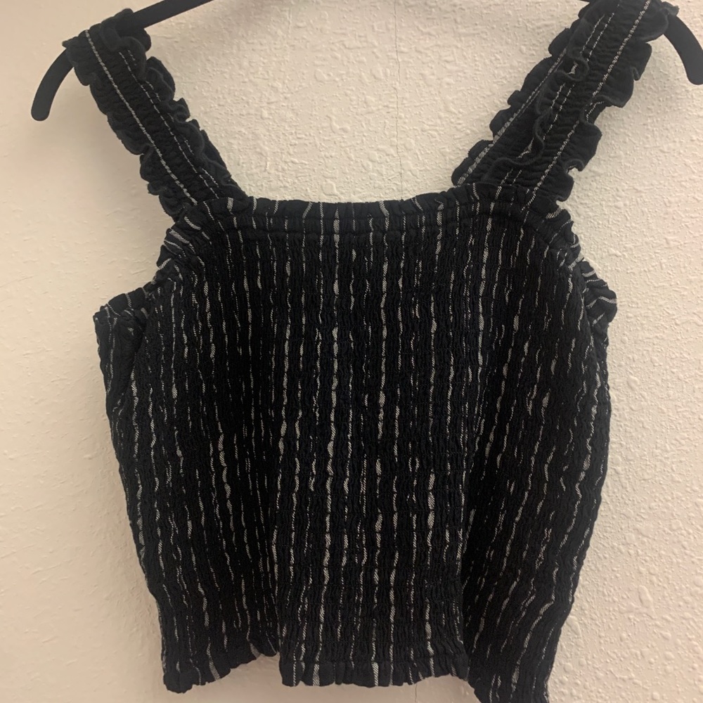 Hollister rouched crop top